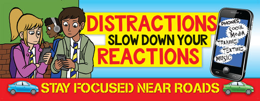 Distractions slow down your reactions 3