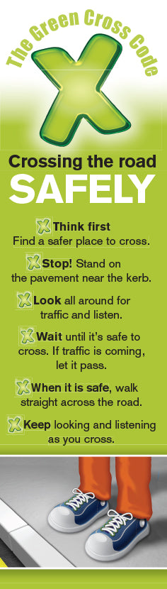 Green Cross Code Bookmark