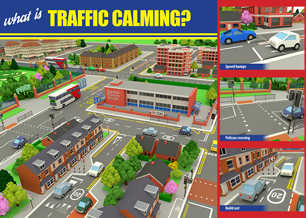 What is traffic calming?