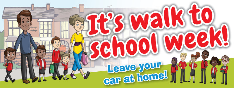 Walk To School Week Banners